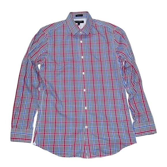 Banana Republic Other - Banana Republic Medium Grant Fit Plaid Dress Shirt Mens ‎ Button Down